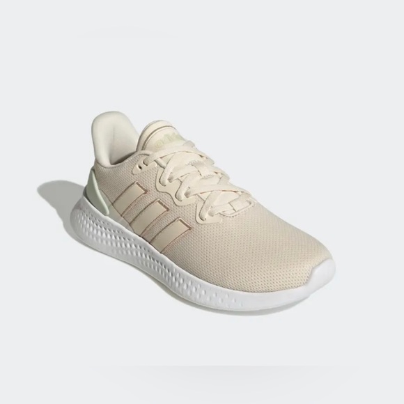 SOLD OUT Adidas size 5.5 cream PUREMOTION SE RUNNING SHOES - Picture 3 of 8